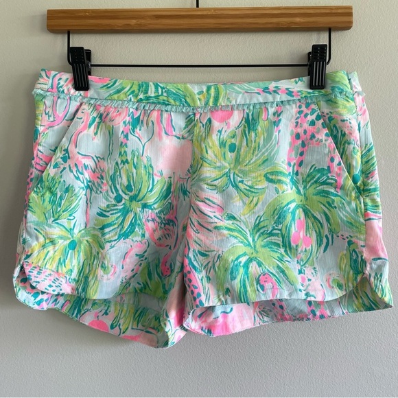 Lilly Pulitzer Pants - Lilly Pulitzer Women's Adie On Parade Shorts Size 0